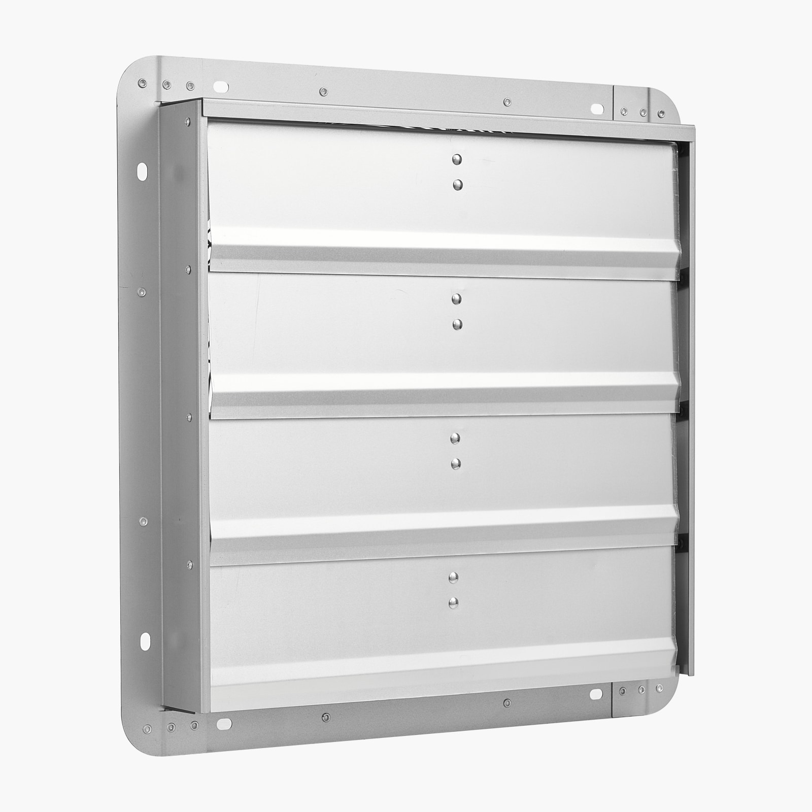 18 Inch Shutter Exhaust Fan Wall Mounted Ventilation Fan Silver_voghion.com